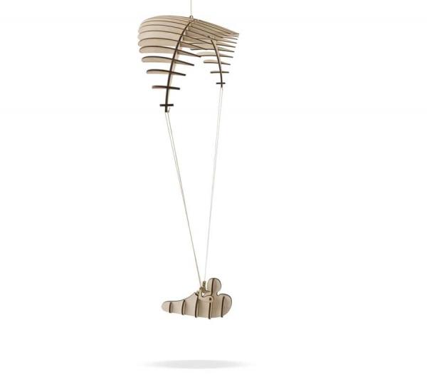 Wooden Model Kit - Paragliding cocoon harness