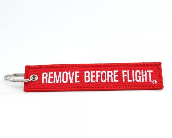 Aviation Keychains tag - Remove Before Flight