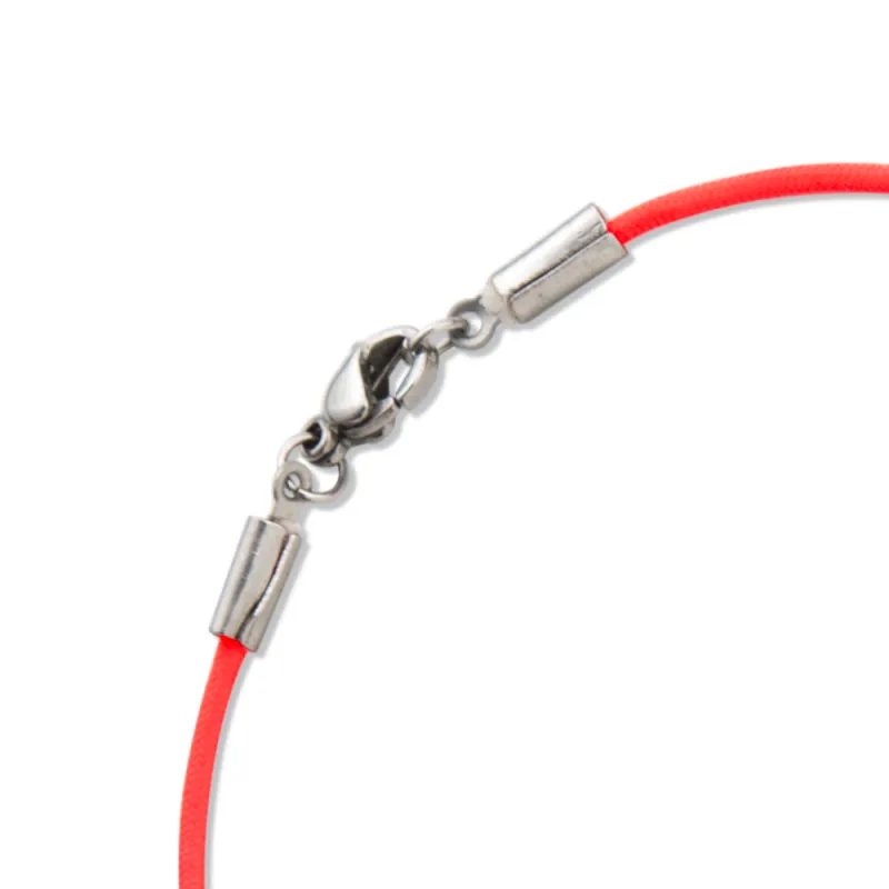 Bracelet for Pilots - Tube & orange Dyneema rope