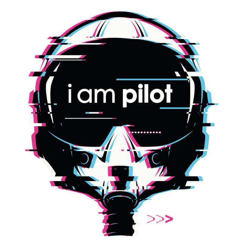 T-shirt i am pilot - Fighter helmet