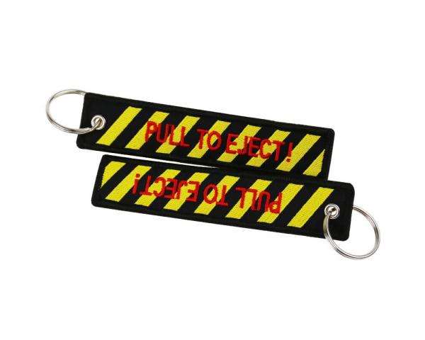 Aviation Keychains tag - Pull to eject!