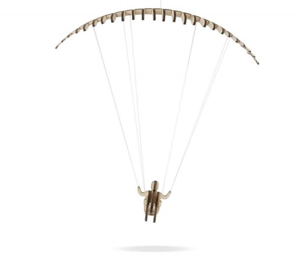 Wooden Model Kit - Paragliding harness