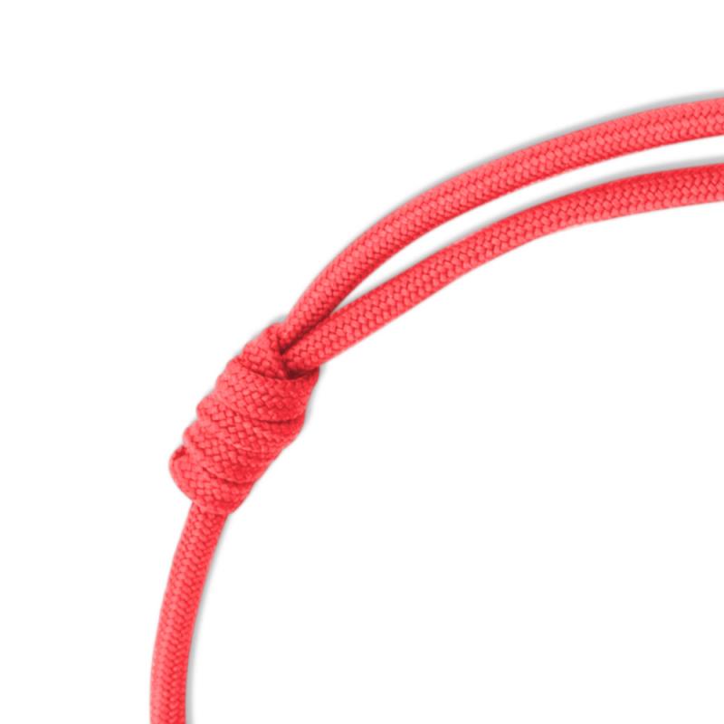 Bracelet for Pilot - Infinity  & Orange Dyneema rope