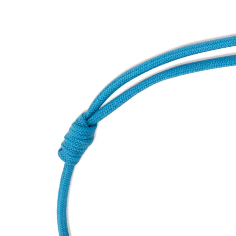 Bracelet for Pilots - Infinity & blue Dyneema rope